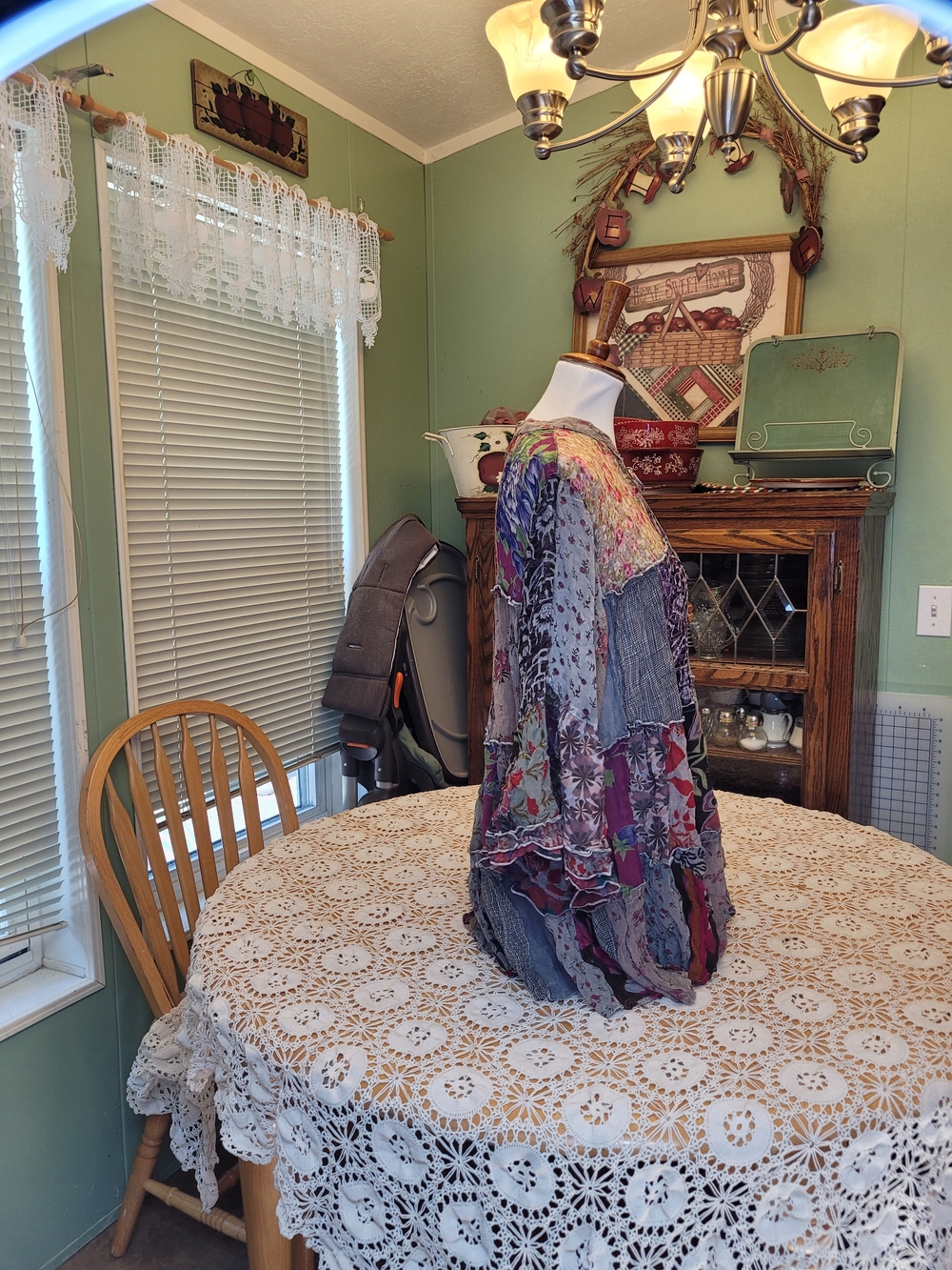 Young Thread Boho Patchwork Ruffle Tunic Top - Multicolor - Picture 4 of 8